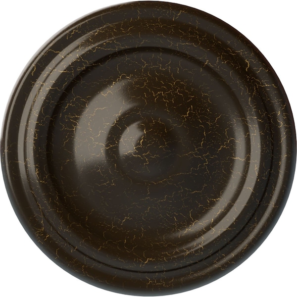 Ekena Millwork Maria Ceiling Medallion (Fits Canopies up to 1 3/4"), 9 5/8"OD x 1 1/8"P, Stone Hearth Crackle CM09MASHC - main